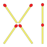 printable matchstick IQ puzzle