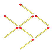 printable matchstick IQ puzzle