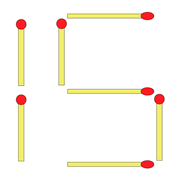 printable matchstick IQ puzzle