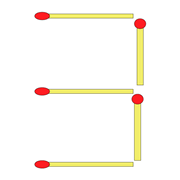 printable matchstick IQ puzzle