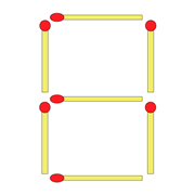 printable matchstick IQ puzzle