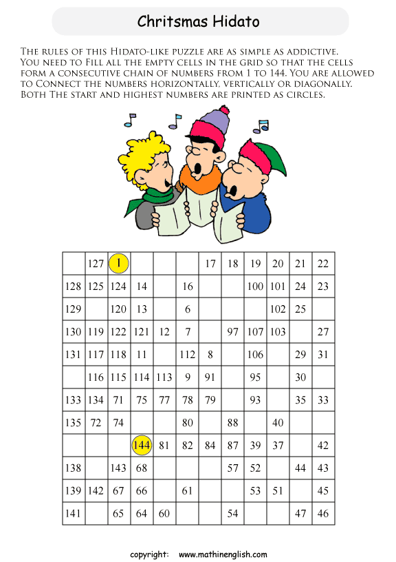 printable math number puzzle for kids