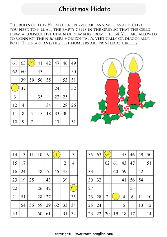 printable math number puzzle for kids