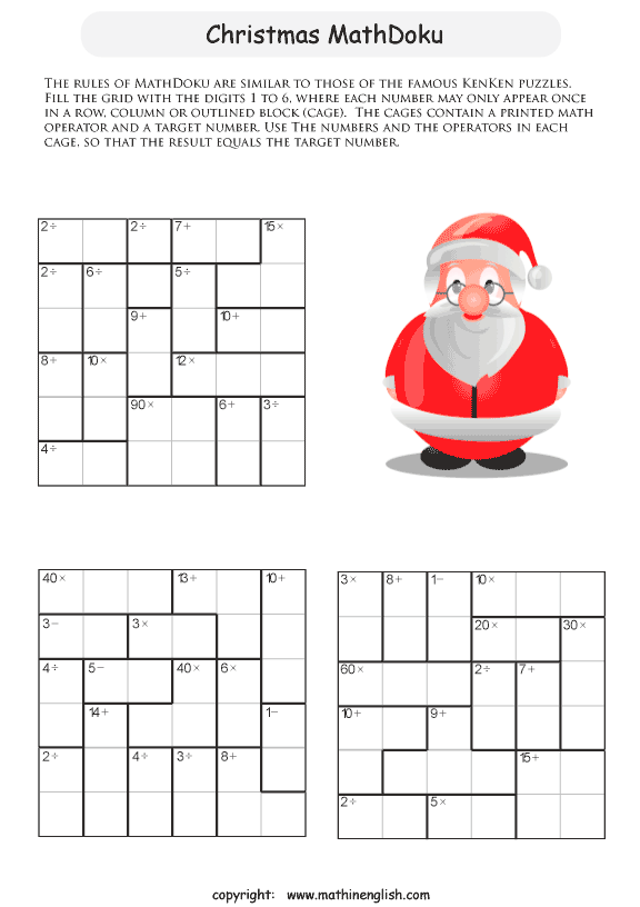 printable math number puzzle for kids