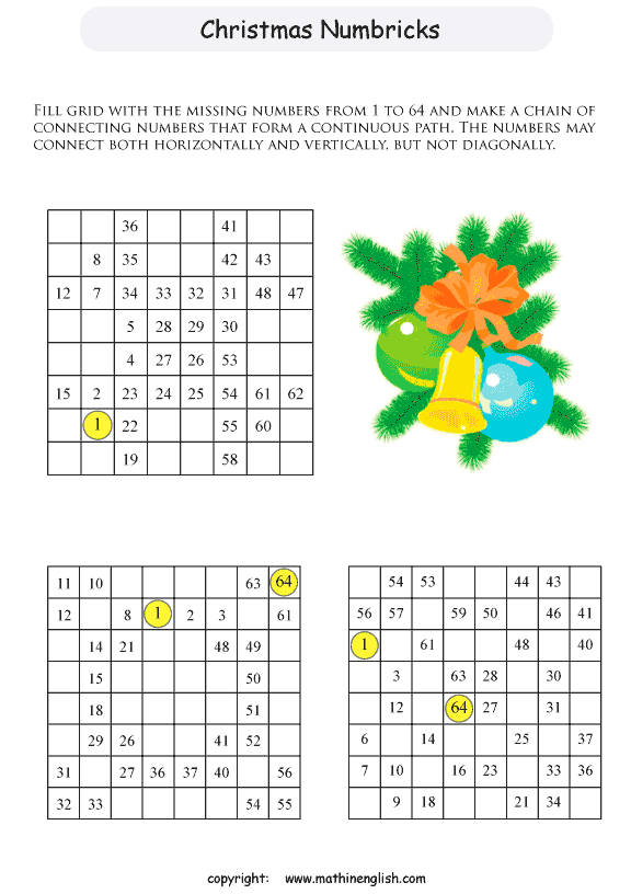 printable math number puzzle for kids