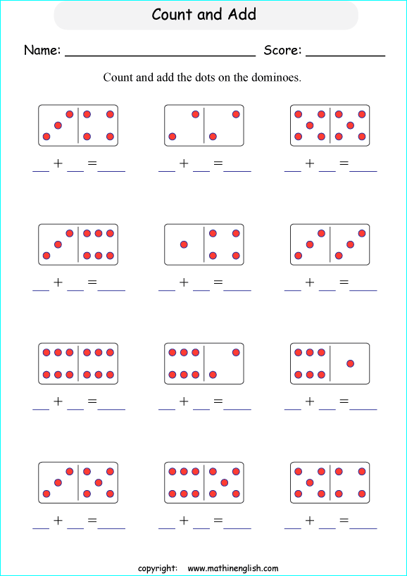 printable math addition pictures worksheets