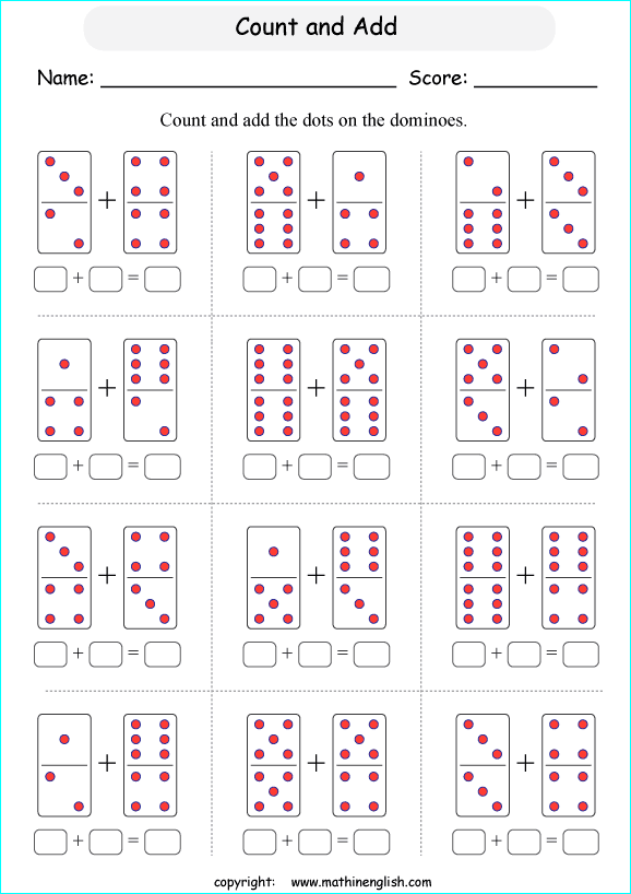 printable math addition pictures worksheets