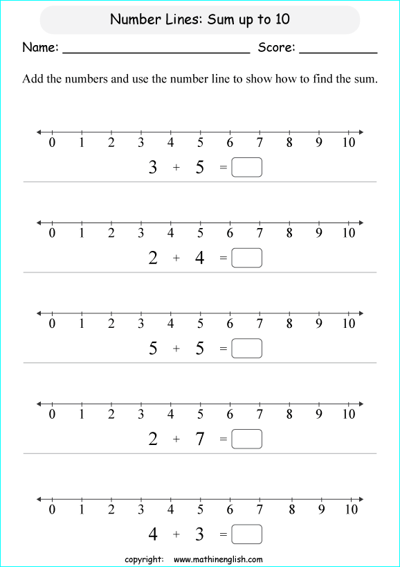 printable primary math worksheet for math grades 1 to 6 based on the