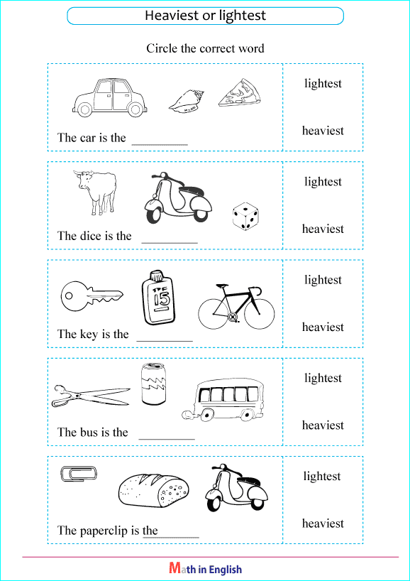 Printable primary math worksheet for math grades 1 to 6 based on the ...