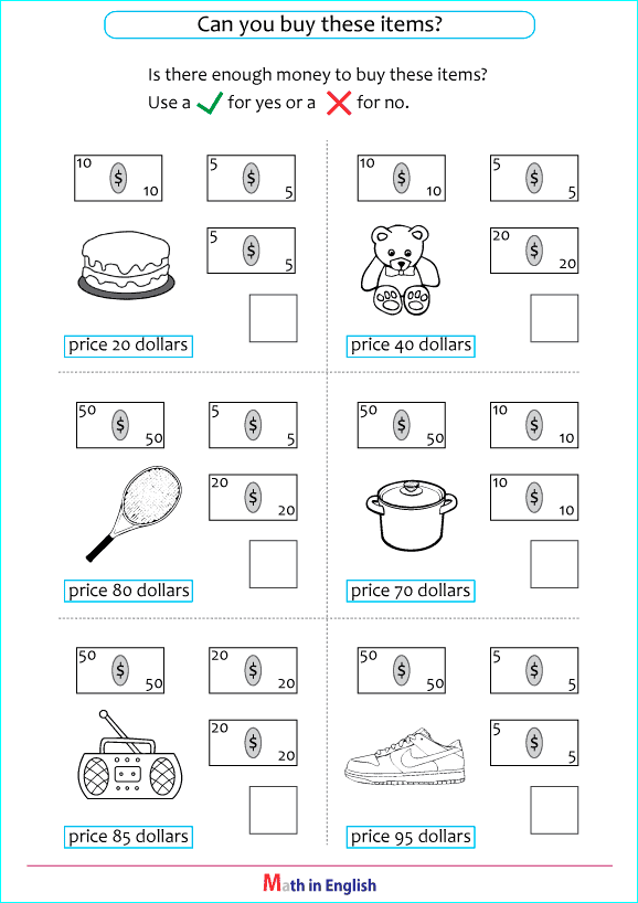 Can math worksheets you