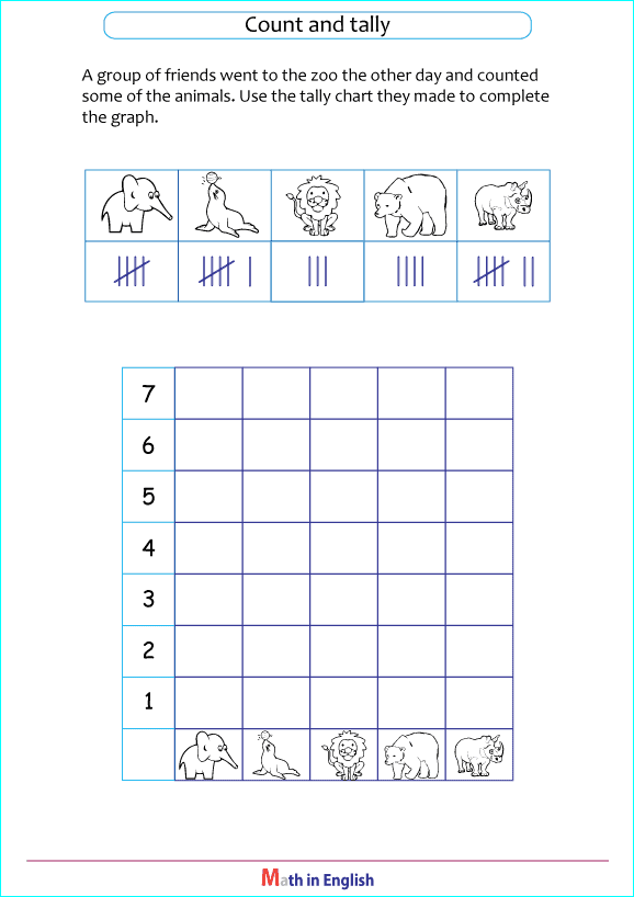 tally chart for kids