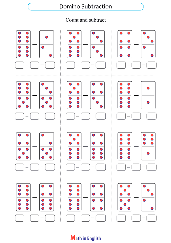 Printable primary math worksheet for math grades 1 to 6 based on the