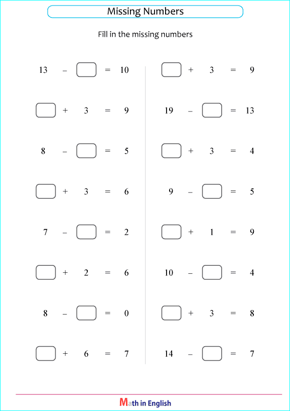 Printable primary math worksheet for math grades 1 to 6 based on the ...