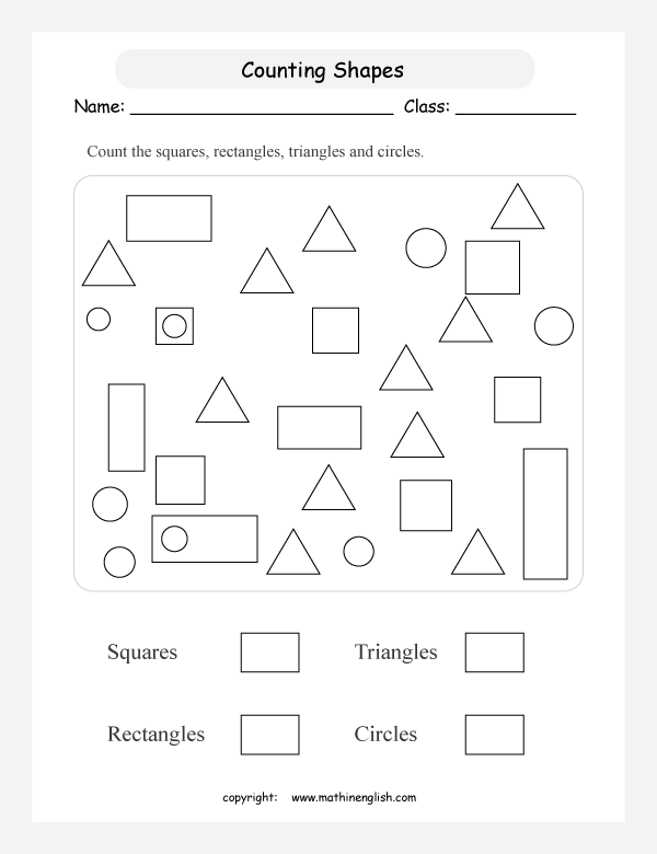 Printable primary math worksheet for math grades 1 to 6 based on the