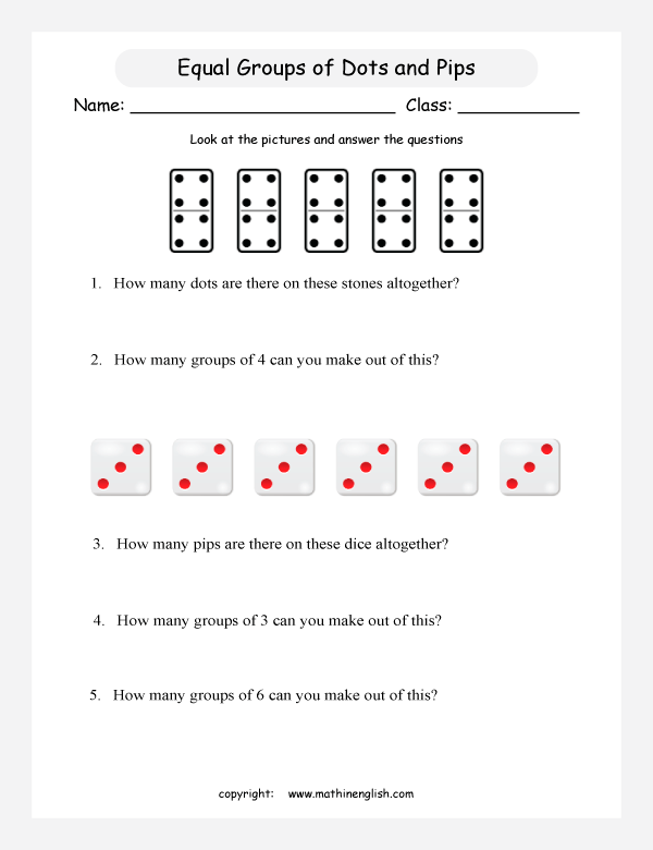 printable primary math worksheet for math grades 1 to 6 based on the