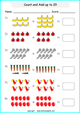Addition math worksheets with math practice exercises and word problems