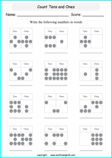 Hundreds Tens And Ones Chart Printable