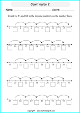 printable math skipcountimg 1 digit numbers worksheets for kids in primary and elementary math class 