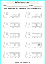 printable math countig numbers,  numeracy and number worksheets for primary and elementary math class