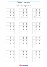 adding 3 numbers within 100