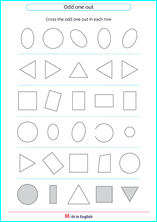 odd shape out geometry worksheet