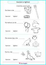 heaviest and lightest mas weight measurement