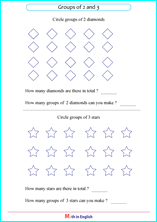 printable math  grouping picture division worksheets for kids in primary and elementary math class 