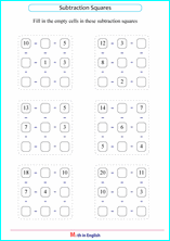 subtraction within 20 with regrouping