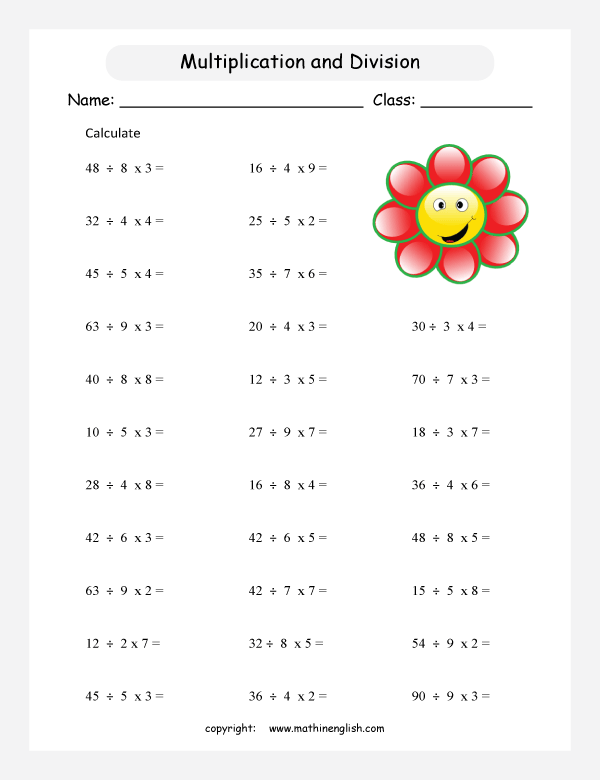 Printable Primary Math Worksheet For Math Grades 1 To 6 Based On The Singapore Math Curriculum.