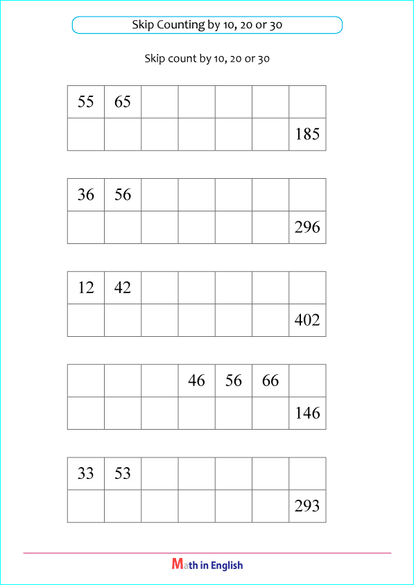 adding whole tens addition worksheet