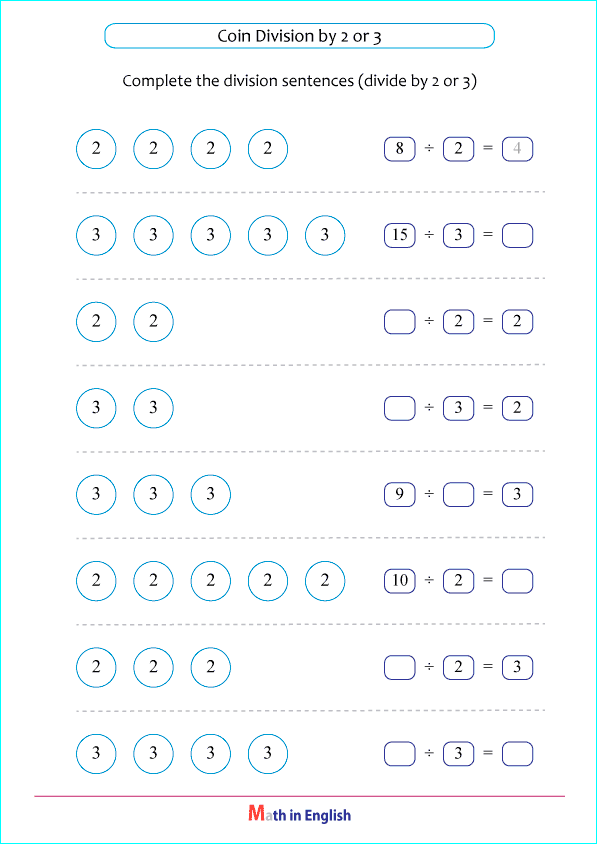 divide by 2 and 3