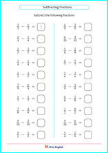 subtract these like fractions