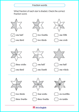 write fractions in words