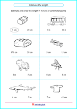 estimate in meters and cetimeters