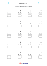 times tables of 2 and 3