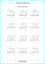 subtraction ith regouping