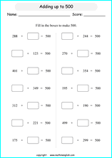 printable math addition 3 digits worksheets