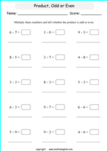 printable math odd and even numbers worksheets for kids in primary and elementary math class 