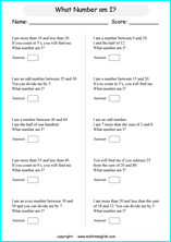 printable math countig numbers,  numeracy and number worksheets for primary and elementary math class