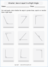  angle properties geometry math worksheets for primary math class 