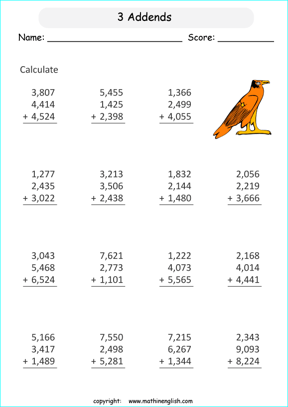 printable primary math worksheet for math grades 1 to 6 based on the singapore math curriculum