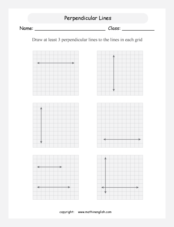 lines and points geometry math worksheets for primary math class 