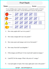 Frequency Chart 3rd Grade