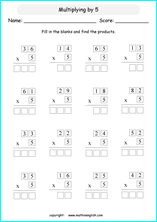 printable math multiplication 2 digits by 1 digit worksheets for kids in primary and elementary math class 