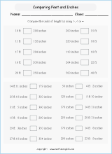 length conversion imperial units worksheets for primary math  