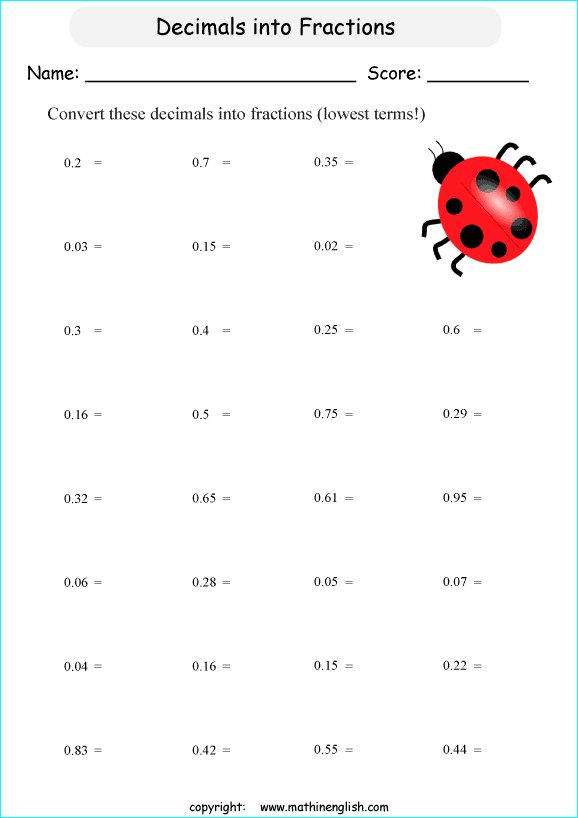 Printable Primary Math Worksheet For Math Grades 1 To 6 Based On The