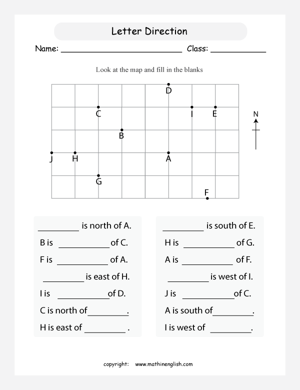 8 point compass geometry math worksheets for primary math class 