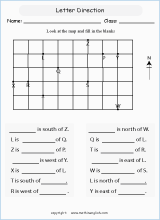 8 point compass geometry math worksheets for primary math class 