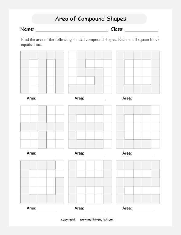 Printable primary math worksheet for math grades 1 to 6 based on the