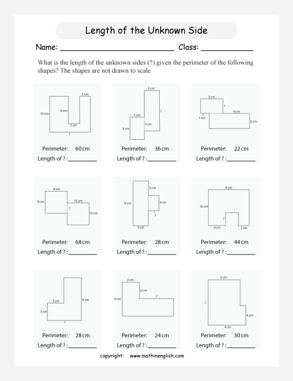 compound area and perimeter worksheets